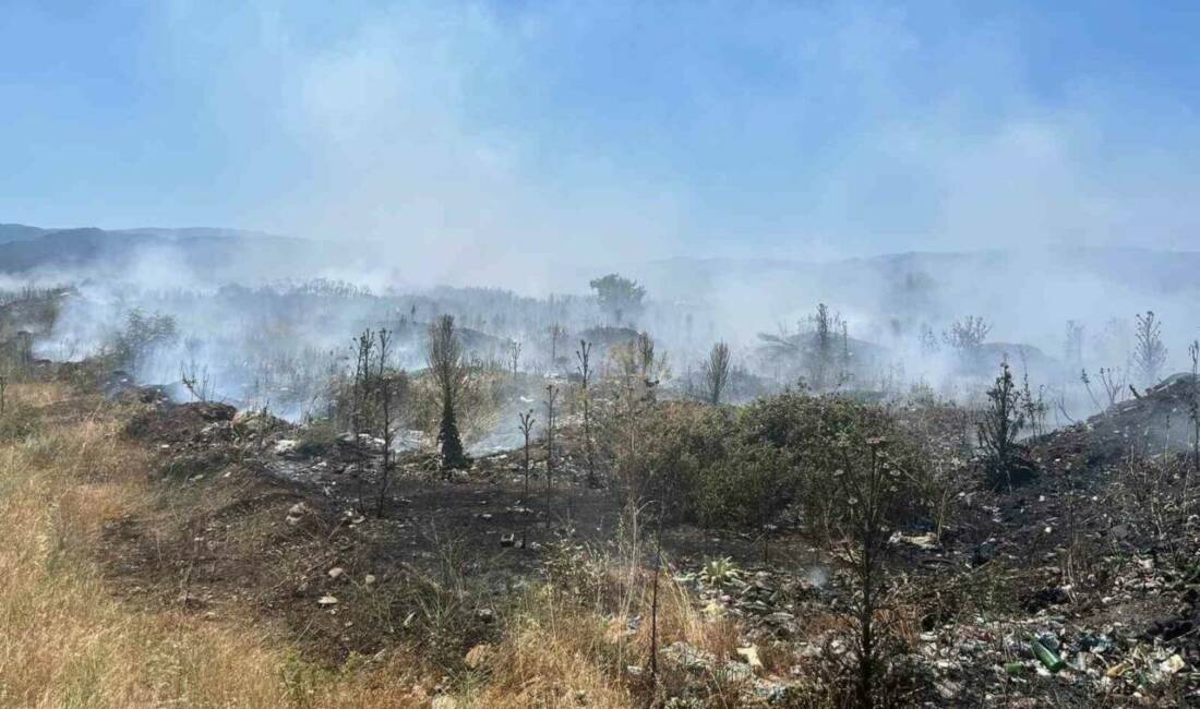 Çanakkale’nin Yenice ilçesinde çöplük alanda başlayan yangın ekiplerin müdahalesiyle söndürüldü.