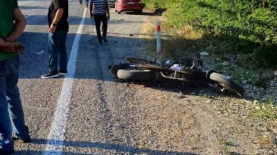 Zonguldak’ın Çaycuma ilçesinde otomobil ile motosikletin karıştığı trafik kazasında ilk