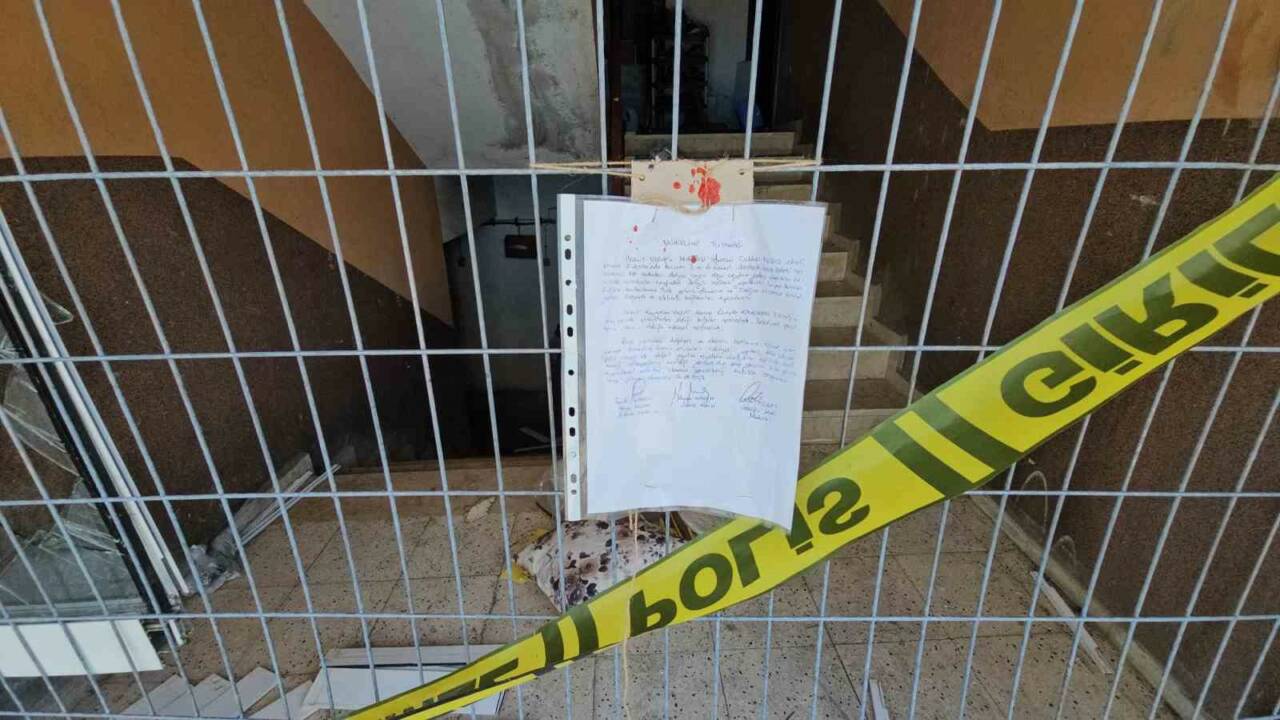 Zonguldak’ın Çaycuma ilçesine bağlı Velioğlu Mahallesi Afet Evleri’nde yaşanan doğalgaz