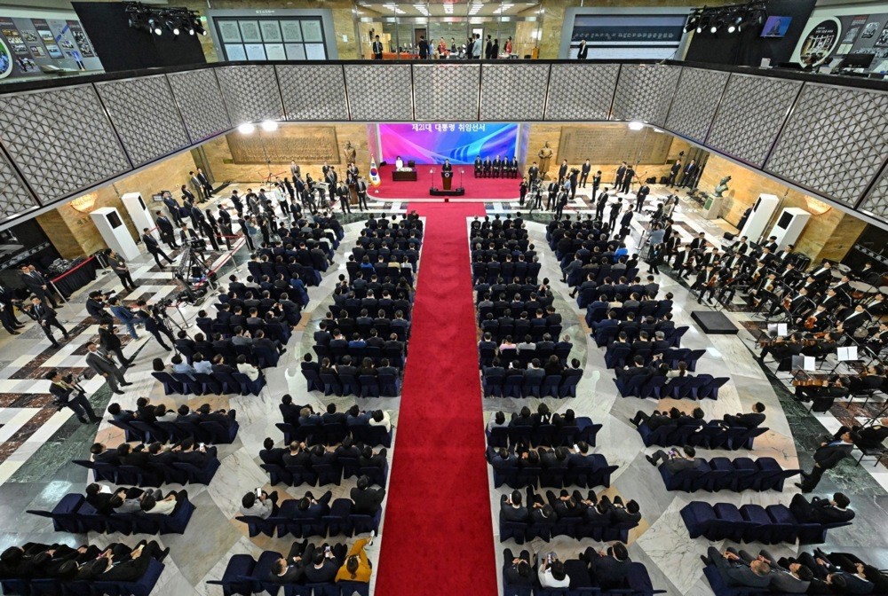 Güney Kore’de Devlet Başkanı seçilen Lee Jae-myung, Ulusal Meclis’te yapılan