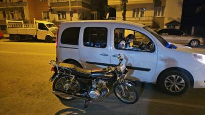 ÇORUM (AA) – Çorum’da motosiklet çaldıkları belirlenen 2 zanlı kovalamaca