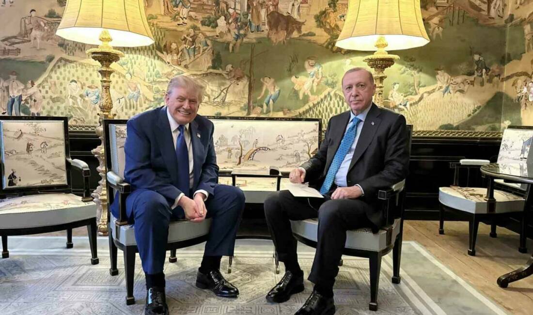 Cumhurbaşkanı Erdoğan, ABD Başkanı Donald Trump ile bir araya geldi.