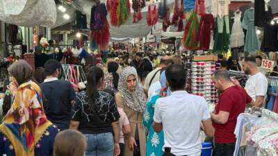 Diyarbakır’da Kurban Bayramı’na sayılı günler kala çarşı pazarda bayram yoğunluğu