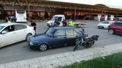 Malatya’da Şehirler Arası Otobüs Terminali (MAŞTİ) içerisinde dirft atan sürücünün