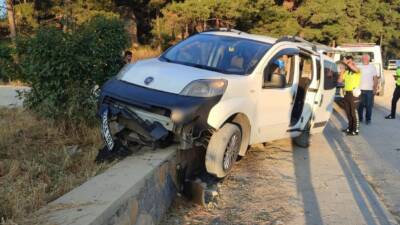 Edirne’nin Keşan ilçesinde, drift yapmak istediği hafif ticari araç ile