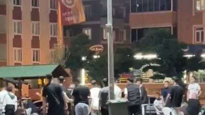 Edirne’de bir parka iki grup genç arasında çıkan kavga, çevrede