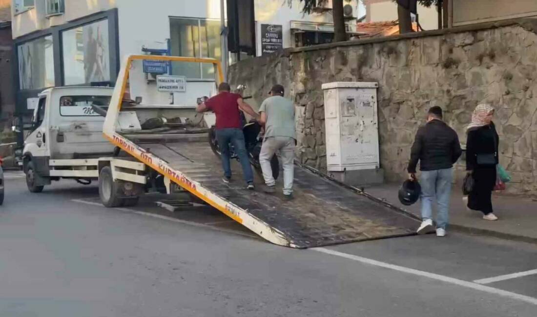 Bartın’da yeni aldığı motosiklet ile dolaşan ehliyetsiz sürücü, sahte plaka