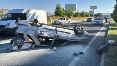 ELAZIĞ (AA) – Elazığ’da beton mikseri ile otomobilin çarpışması sonucu