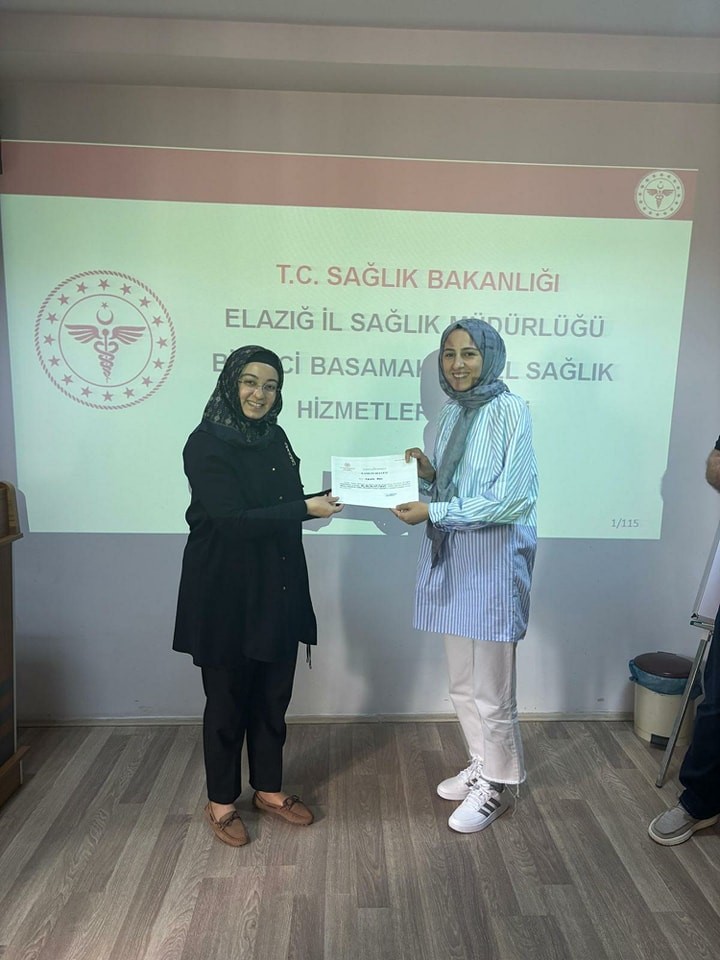 Elazığ’da Toplum Sağlığı Merkezinde görev yapan personele eğitim verildi. Elazığ
