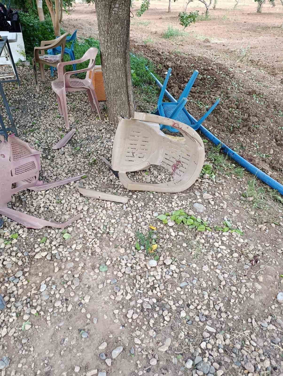 Gaziantep’in Karkamış ilçesinde aile içi kavga sırasında tabanca ile vurulan