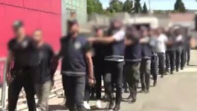 Gaziantep’te ’change araç’ operasyonunda yakalanan 13 şüpheli şahıs tutuklandı. İl