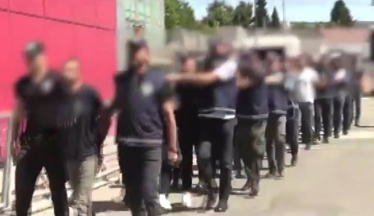 Gaziantep’te ’change araç’ operasyonunda yakalanan 13 şüpheli şahıs tutuklandı. İl