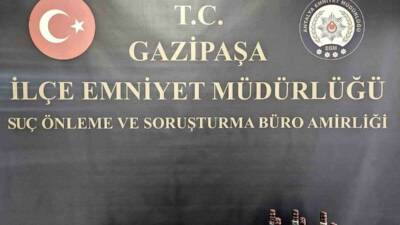 Antalya’nın Gazipaşa ilçesinde düzenlenen operasyonda ruhsatsız silah, fişek ve kaçak