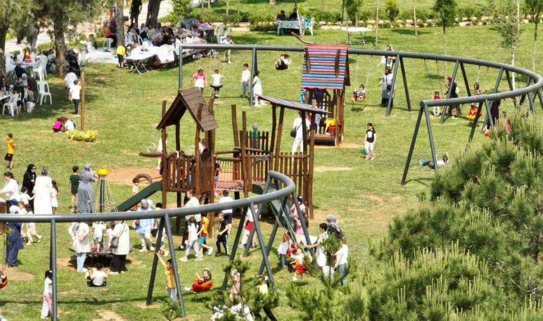 435 bin metrekarelik alan üzerine kurulan Gebze Millet Bahçesi; yeşil