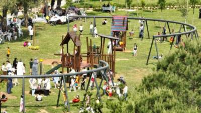 435 bin metrekarelik alan üzerine kurulan Gebze Millet Bahçesi; yeşil