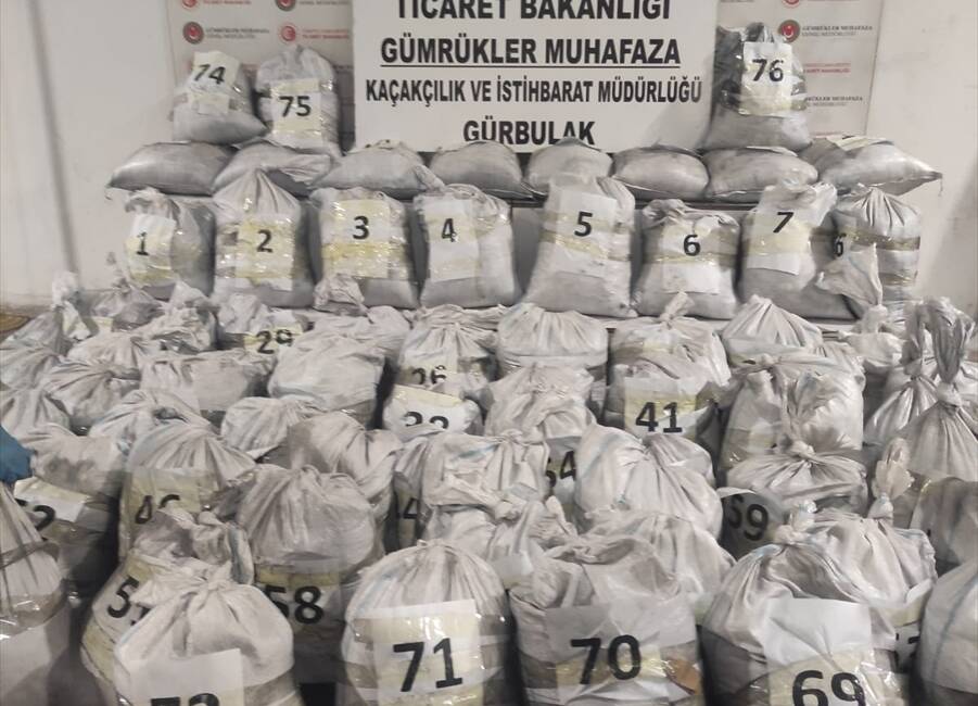 - Tek seferde 1 ton 870 kilogram uyuşturucu ele geçirildi