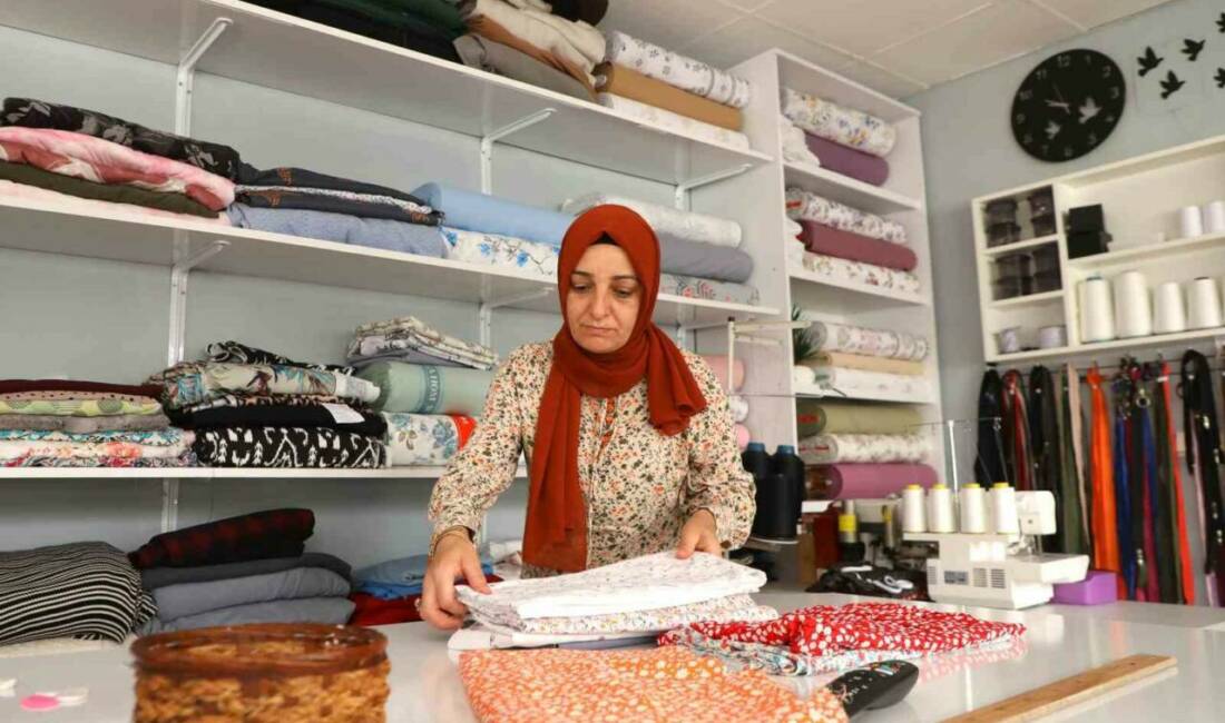 Ordu’da yaşayan Songül Sarı, Büyükşehir Belediyesi Meslek ve Sanat Eğitim