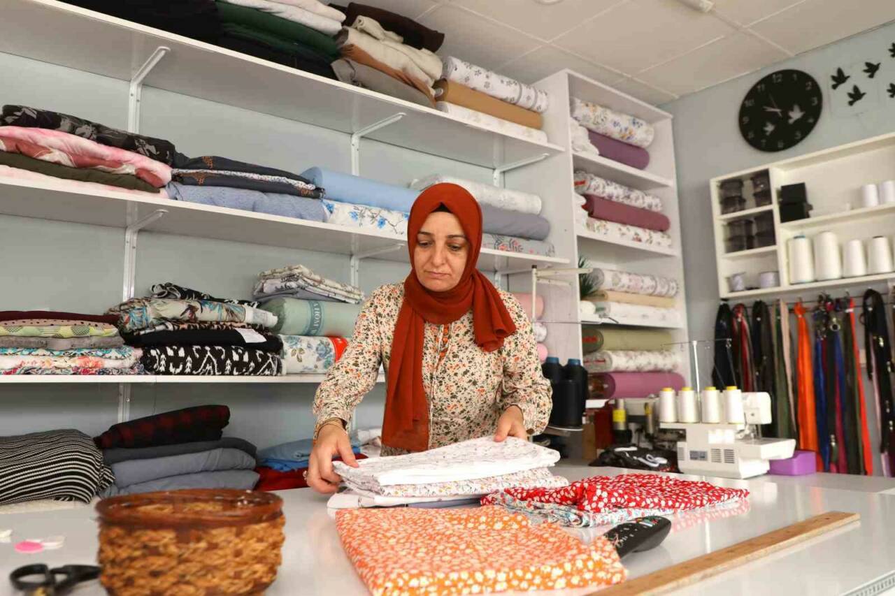Ordu’da yaşayan Songül Sarı, Büyükşehir Belediyesi Meslek ve Sanat Eğitim