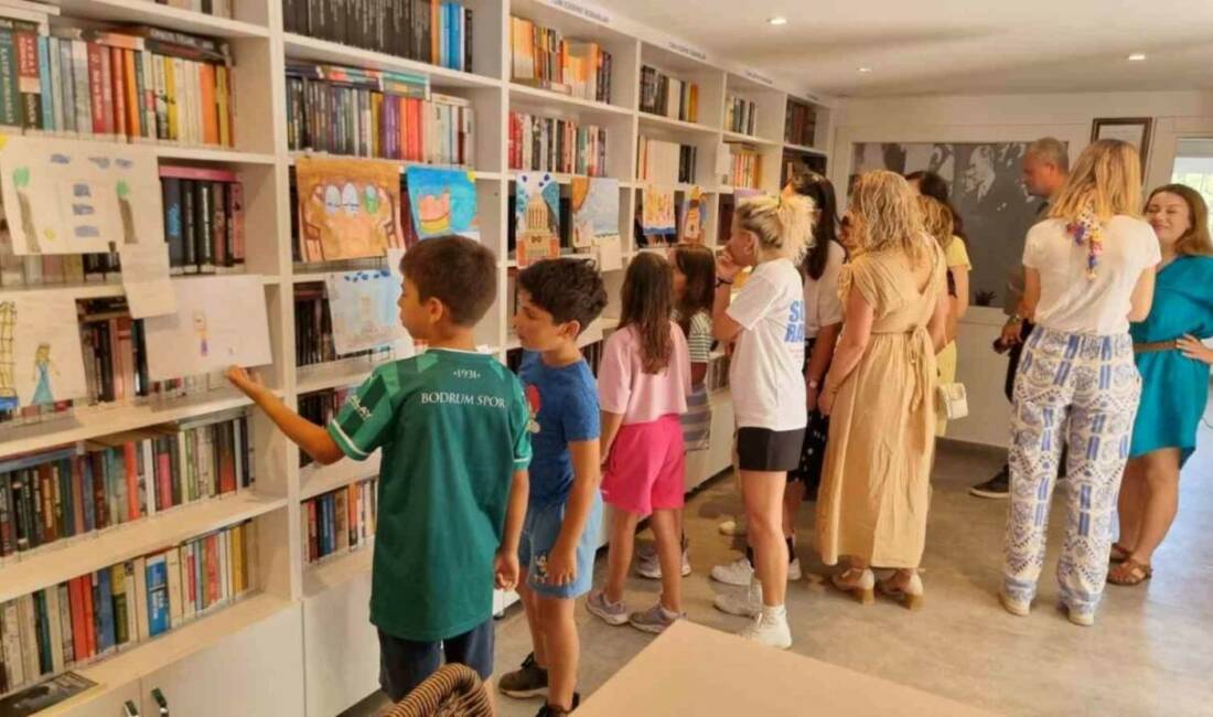 Bodrum Belediyesi Yalıkavak Halk Kütüphanesi’nde düzenlenen “Hikâyeler ve Resimlerle Bodrum