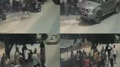 Mersin’de meydana gelen iki ayrı kavga sırasında sürücüler, araçlarını insanların