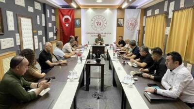 Eskişehir Gençlik ve Spor İl Müdürlüğü yetkililerinin katıldığı ’İş Sağlığı