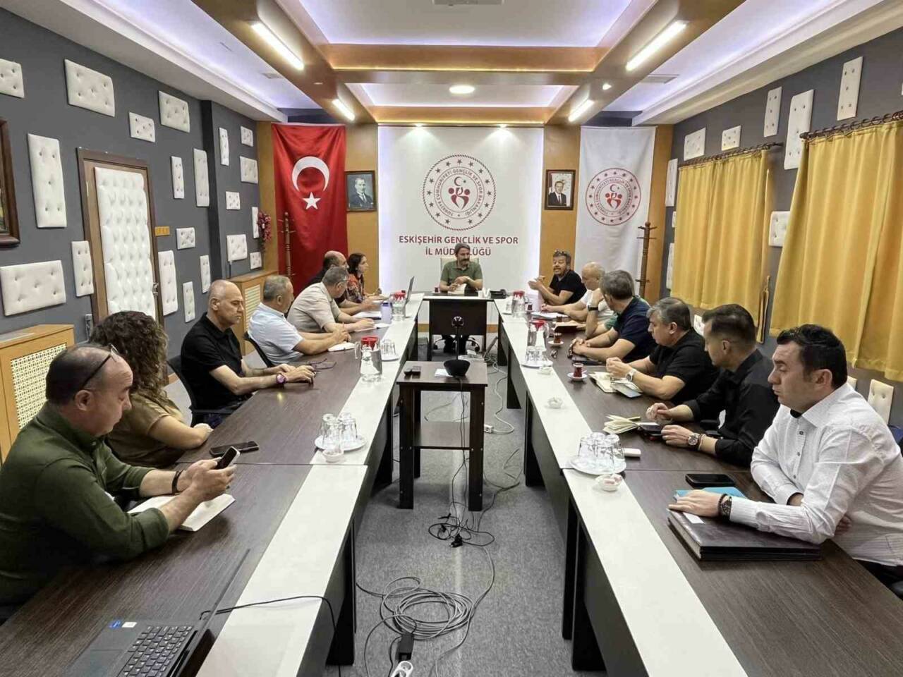 Eskişehir Gençlik ve Spor İl Müdürlüğü yetkililerinin katıldığı ’İş Sağlığı
