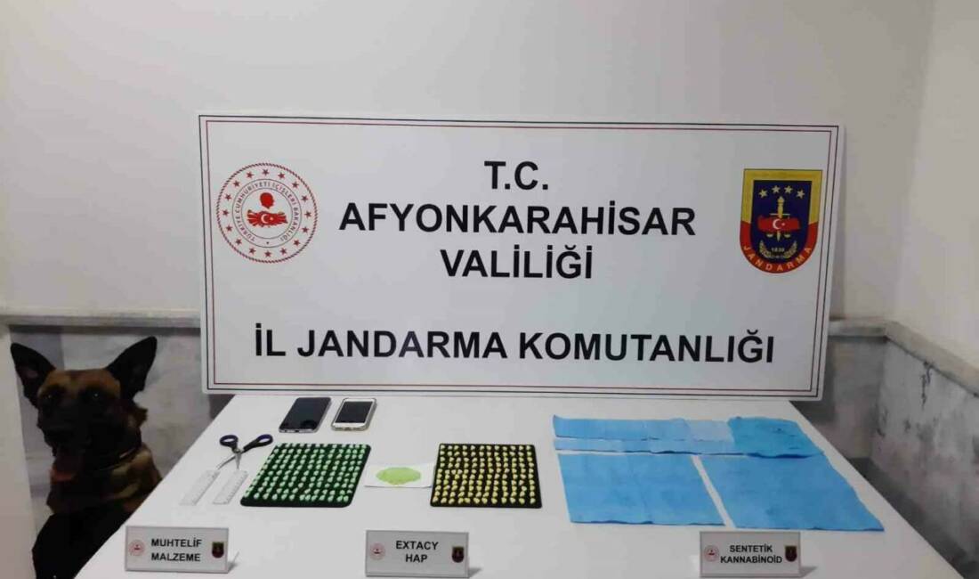 Afyonkarahisar’da jandarma ekipleri düzenledikleri operasyon ile 9 bin 110 kullanımlık