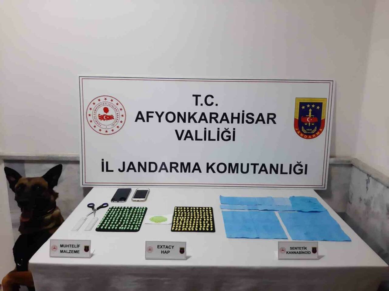 Afyonkarahisar’da jandarma ekipleri düzenledikleri operasyon ile 9 bin 110 kullanımlık