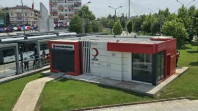 Türk Kızılay’ın Kocaeli şubesinde 14 Haziran Dünya Kan Bağışçıları Günü’nde