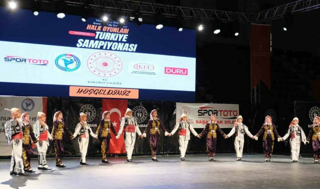Karaman’da düzenlenen Halk Oyunları Yıldızlar Türkiye Şampiyonası sona erdi. Kente