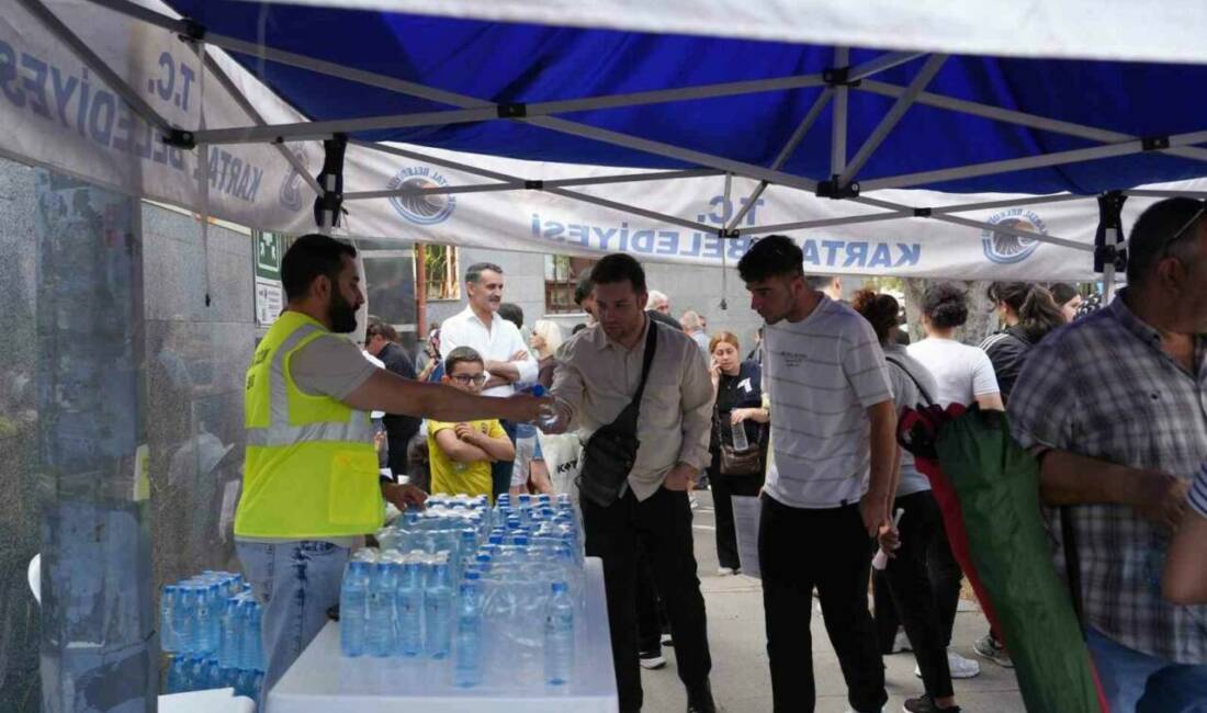 Kartal Belediyesi, hafta sonu gerçekleştirilen Yükseköğretim Kurumları Sınavı’na (YKS) giren
