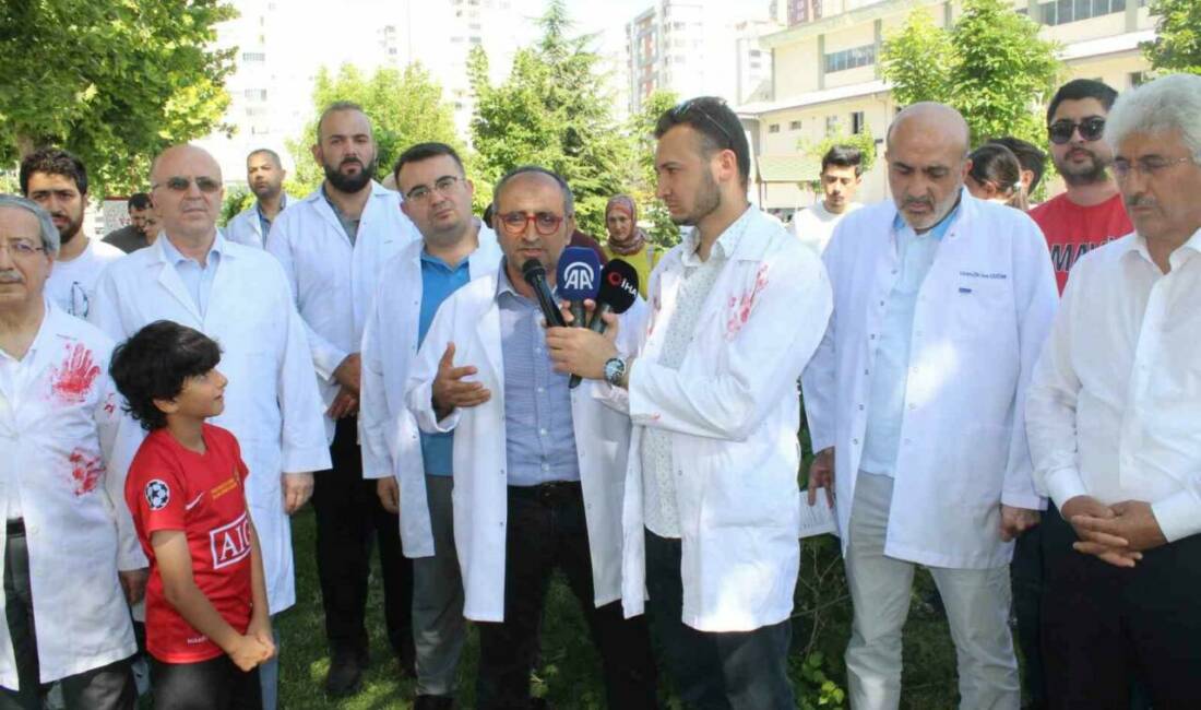 Kayseri’de çoğu çocuk hekimi olmak üzere Gazzeli çocuklar için ’Umuda