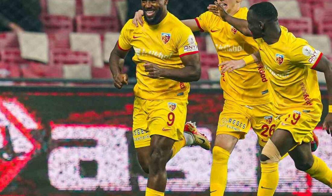 Süper Lig’de 36 müsabakaya çıkan Kayserispor, rakip filelere 45 gol