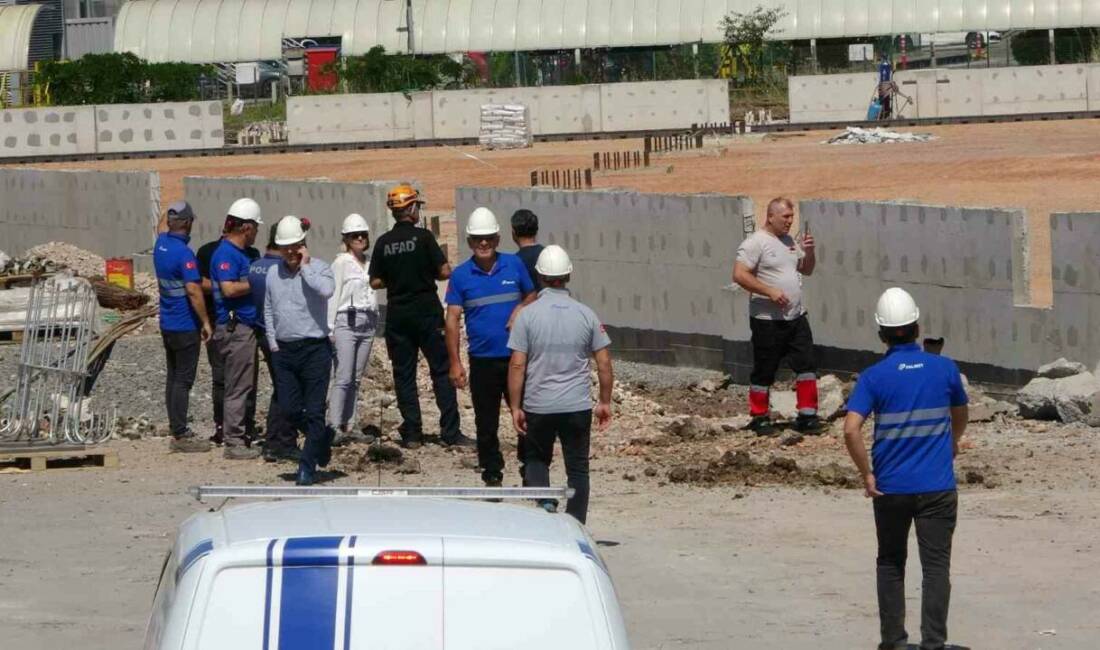 Kocaeli’nin Başiskele ilçesinde Hayat Kimya’nın inşaat alanındaki çalışmalar sırasında doğal