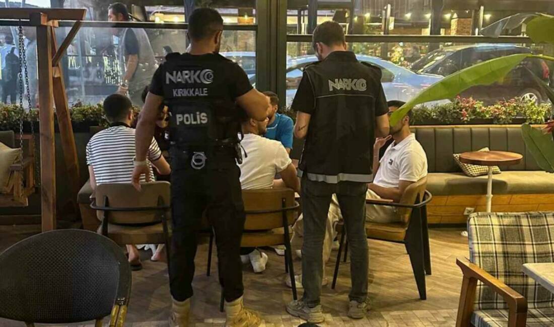 Kırıkkale’de polis ekiplerince yapılan “narkotik alan” denetiminde, 622 kişi ve