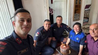 KIRŞEHİR (AA) – Kırşehir İl Jandarma Komutanlığı ekipleri, down sendromlu