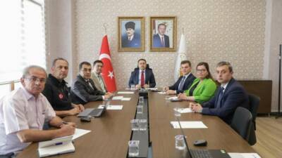 Kütahya Valisi Musa Işın başkanlığında Simav ilçesinde son dönemde yaşanan