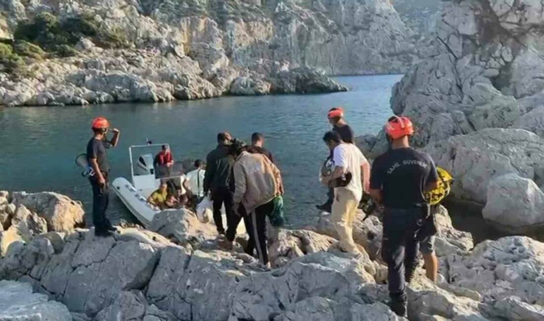 Muğla’nın Marmaris ilçesi Kumlu Burun mevkiinde bir göçmen kaçakçılığı şüphelisi