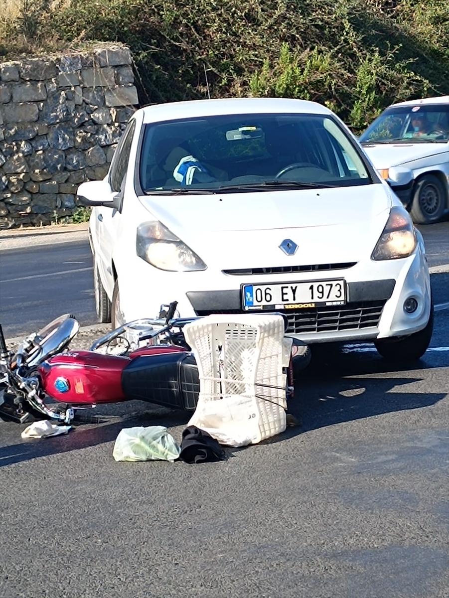 MERSİN AA – Mersin’in Bozyazı ilçesinde otomobille motosikletin çarpışması sonucu