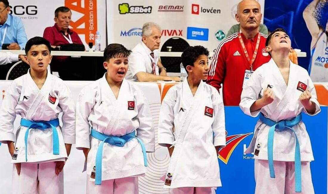 Milli Takım, 55 madalya ile Balkan Çocuklar Karate Şampiyonası’na damga