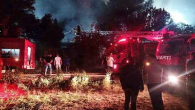 Bilecik’in Osmaneli İlçesinde Devlet Demir Yollarına (TCDD) ait depoda çıkan