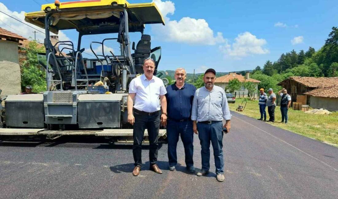 Bilecik’in Pazaryeri ilçesinde köy yollarının standardı yükseliyor. İl Özel İdaresi
