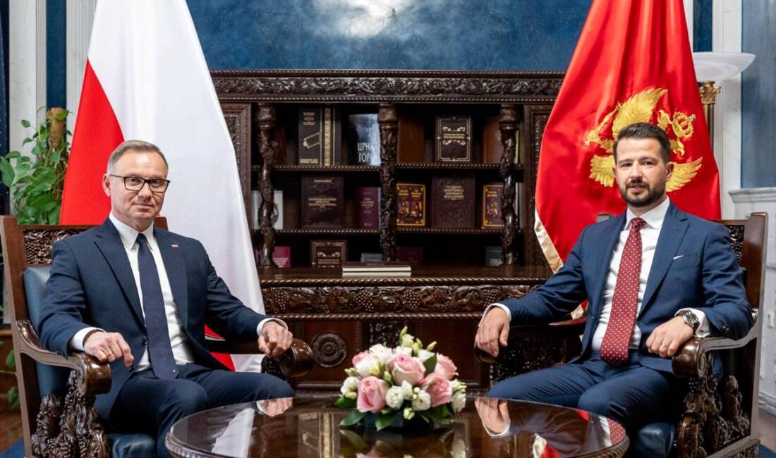 PODGORİTSA (AA) – Polonya Cumhurbaşkanı Andrzej Duda, Karadağ’ın 2028’de Avrupa