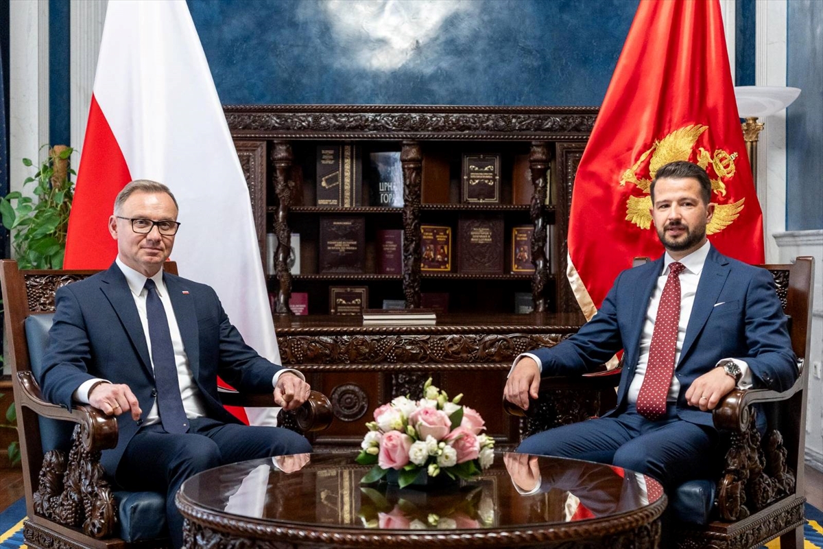 PODGORİTSA (AA) – Polonya Cumhurbaşkanı Andrzej Duda, Karadağ’ın 2028’de Avrupa