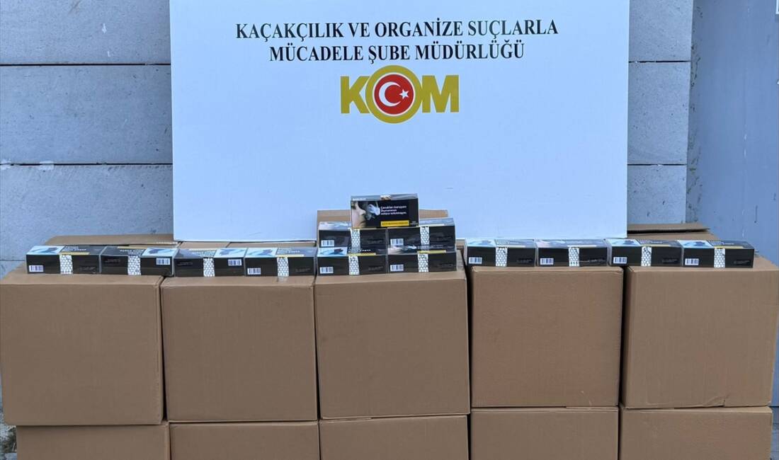 SAMSUN (AA) – Samsun’un İlkadım ilçesinde 200 bin makaron (filtreli