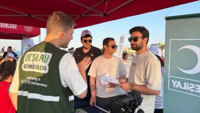 SAMSUN (AA) – Samsun’daki Gençlik ve Spor Festivali kapsamında Yeşilay