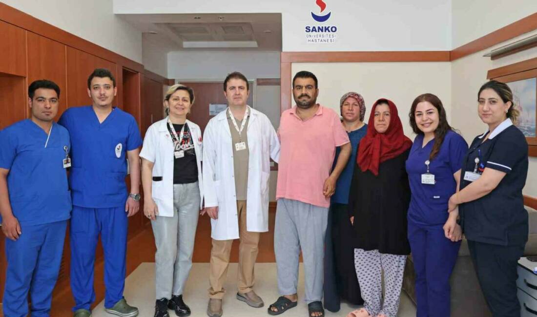 Adıyaman’da yaşayan 40 yaşındaki A.Ç., SANKO Üniversitesi Hastanesi Organ Nakil