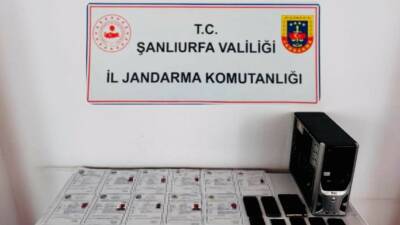 Şanlıurfa merkezli 5 ilde suç örgütüne yönelik düzenlenen operasyonda gözaltına