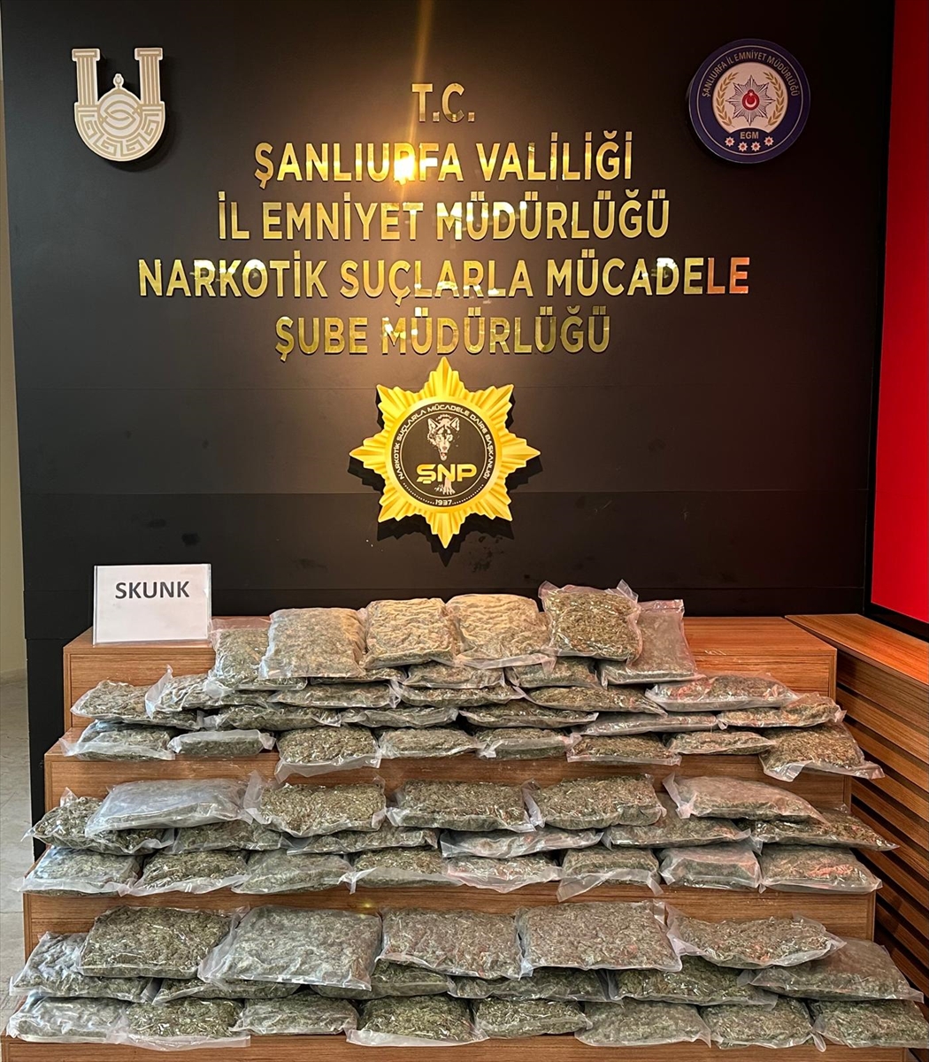 ŞANLIURFA (AA) – Şanlıurfa’da düzenlenen uyuşturucu operasyonunda 35 kilo 250