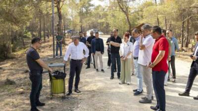 Mersin Büyükşehir Belediye Başkanı Vahap Seçer, Büyükşehir Belediyesi Emirler Orman